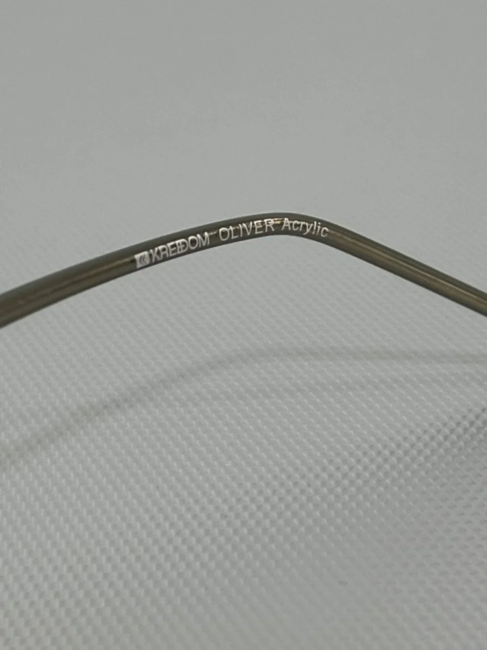 Kredom 1 Lens Reader Reading Glasses Patented Technology Acrylic Frame Silver